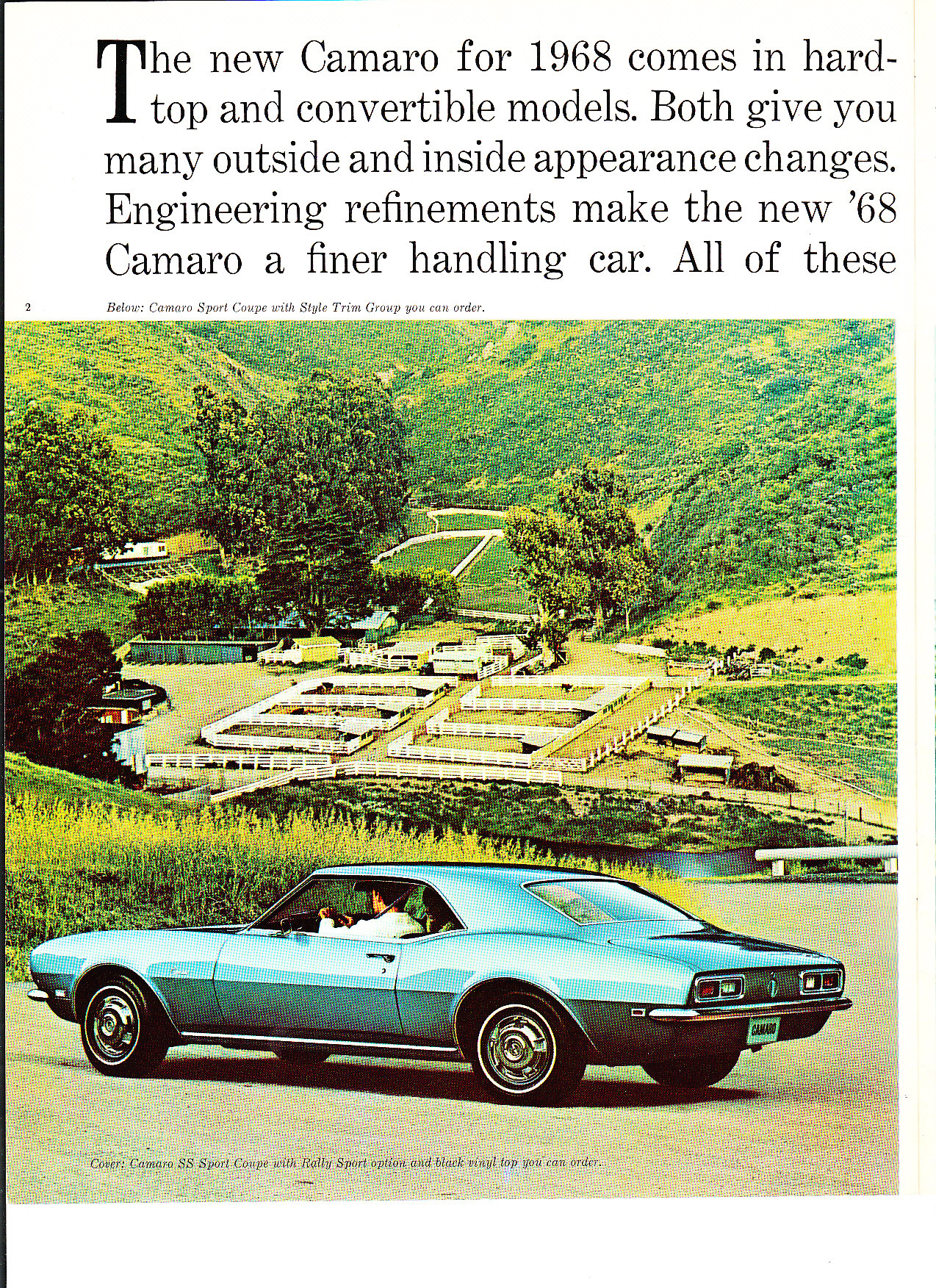 1968 Chev Camaro Brochure Page 7